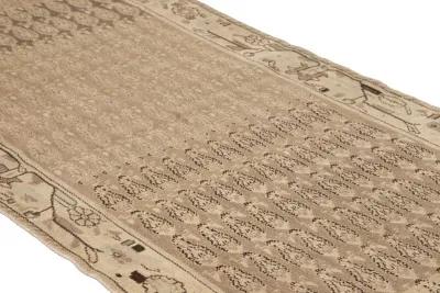 Antique Malayer Runner 3'7" x 9'3" - Apadana - Beige