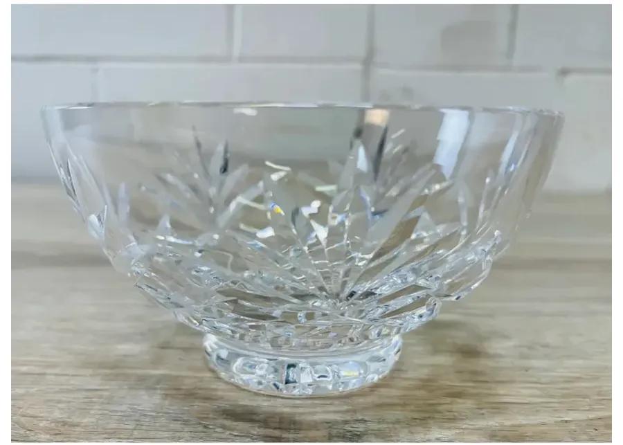 Round Footed Catchall Bowl - 2-b-Modern - Clear