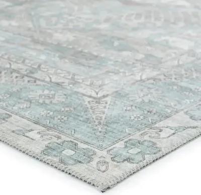 Issa Medallion Rug - Lt Blue/Lt Gray - Nikki Chu - Gray