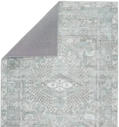 Issa Medallion Rug - Lt Blue/Lt Gray - Nikki Chu - Gray