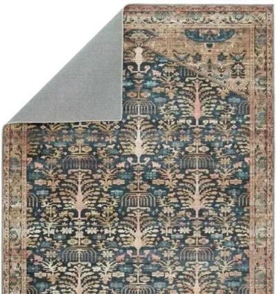 Jayven Medallion Rug - Blue/Tan - Nikki Chu - Blue