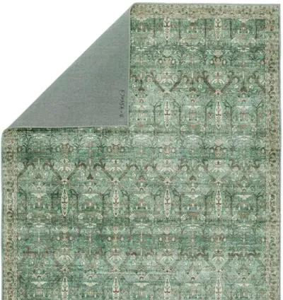 Razi Trellis Rug - Green/Tan - Nikki Chu - Green