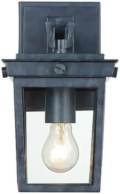 Belmont Outdoor 1-Light Small Wall Mount - Graphite - Crystorama - Gray