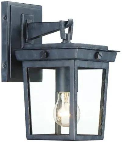 Belmont Outdoor 1-Light Small Wall Mount - Graphite - Crystorama - Gray