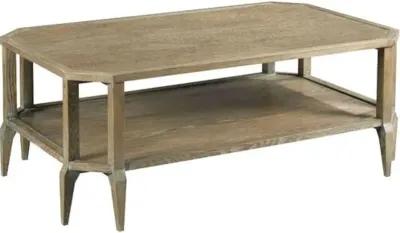 Aneesa Oak Cocktail Table - Natural - Brown