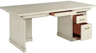 Leonor Executive Desk - Ash - Beige