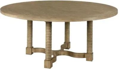 Roscoe 68" Round Dining Table - Natural