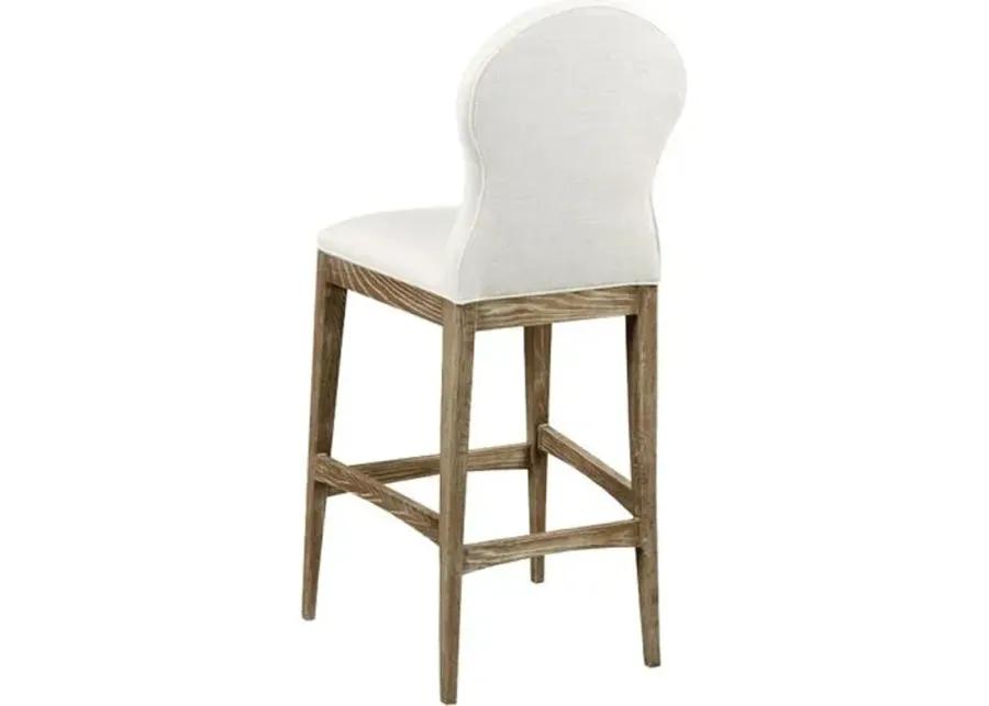 Allegra Barstool - Natural/Ivory Linen