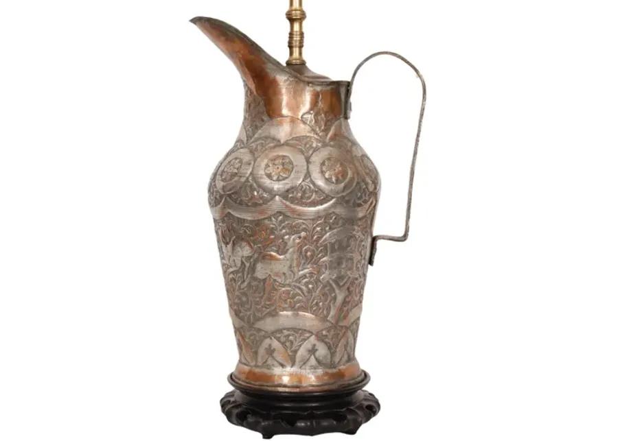 Middle Eastern Pitcher Table Lamp - Interesting Things