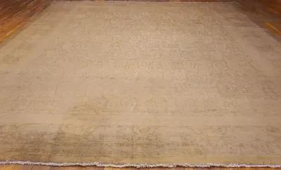 Antique Amritsar Rug 13' 2'' x17' 8'' - White - White