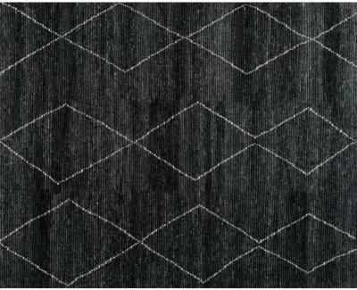 Baha Hand-Knotted Rug - Asphalt - STARK - Black - Black