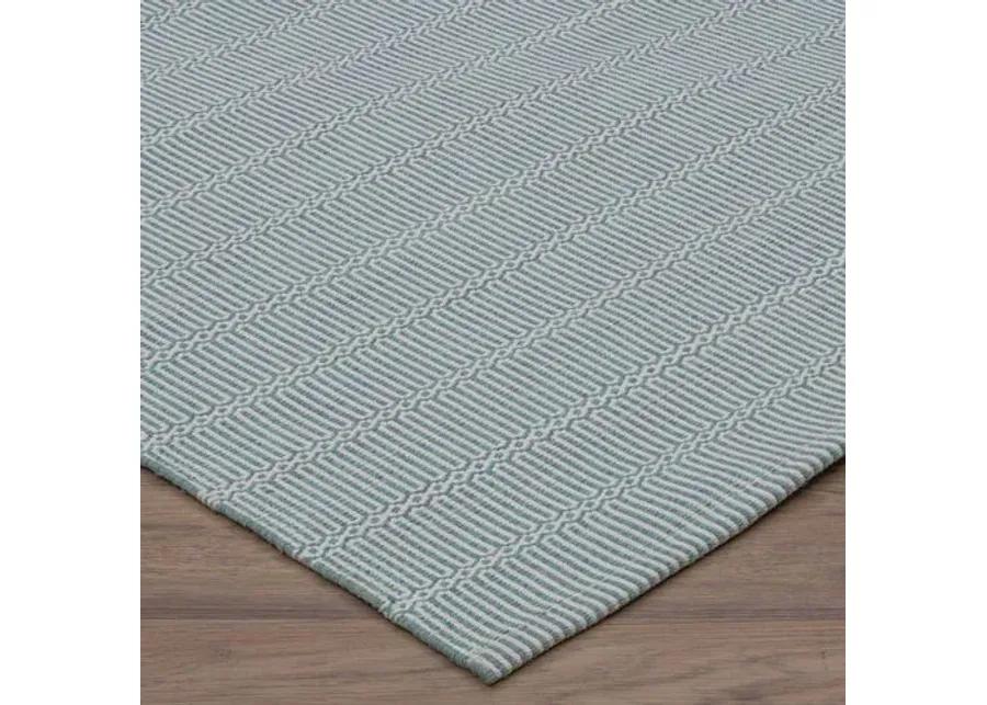 Hastin Hand-Knotted Rug - Teal - STARK - Handcrafted - Blue - Blue