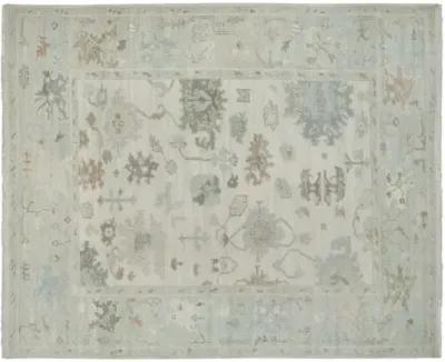 Lynn Hand-Knotted Rug - Ivory - STARK - Blue - Blue