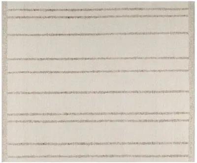 Xava Hand-Knotted Rug - Ecru Stripe - STARK - Beige - Beige