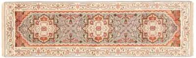 2'6"x7'11" Serapi Heritage Rug - Gray/Orange - ECARPETGALLERY - Gray