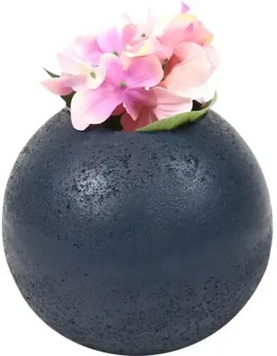 Renner Outdoor Planter - Dark Blue - Handcrafted - 12"x11"x12"