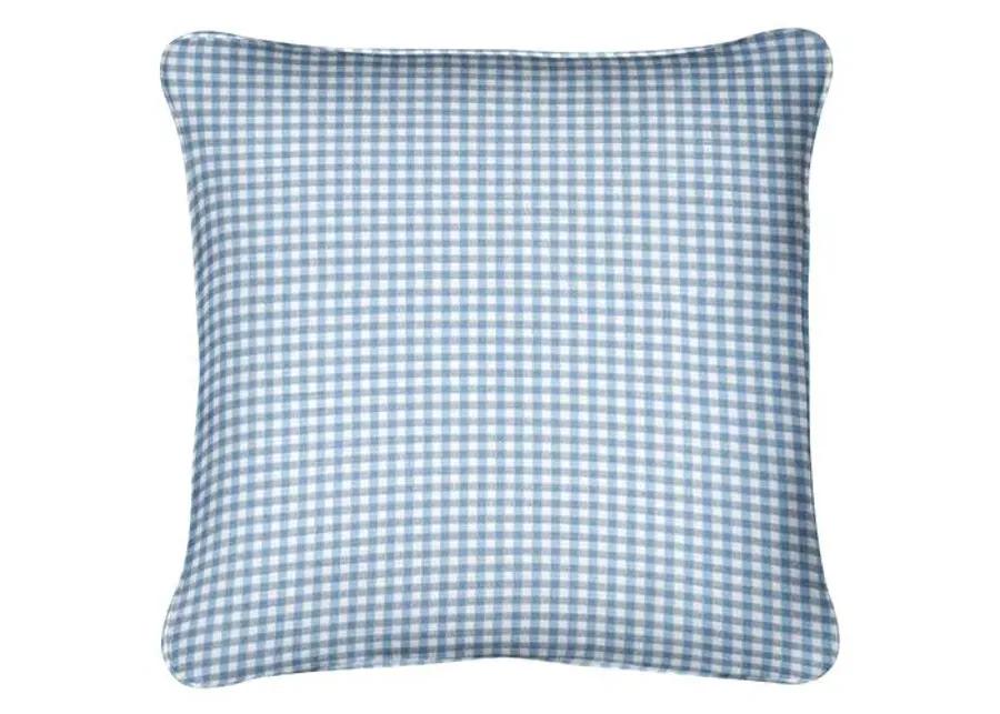 Stone Harbor Outdoor Pillow - Chambray - Handcrafted