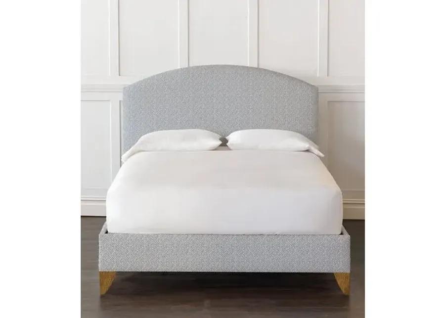 Kinsley Upholstered Bed - Indigo Spot - Blue