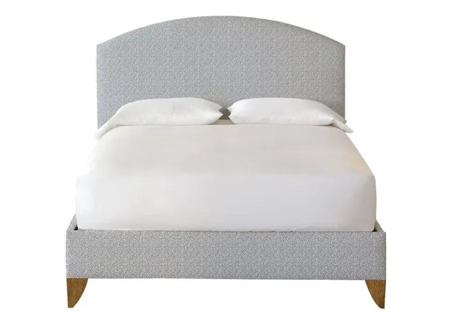 Kinsley Upholstered Bed - Indigo Spot - Blue