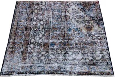 Vintage Persian Rug - 2'9" x 2'10" - Apadana - Gray - Gray