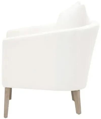 Remy Accent Chair - Pearl Performance - White, Stain Resistant, Comfortable, Durable, Cushioned