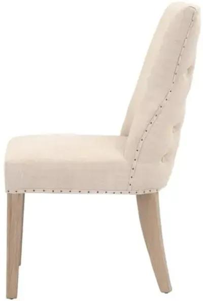 Set of 2 Leblanc Dining Chairs - Bisque French - Beige