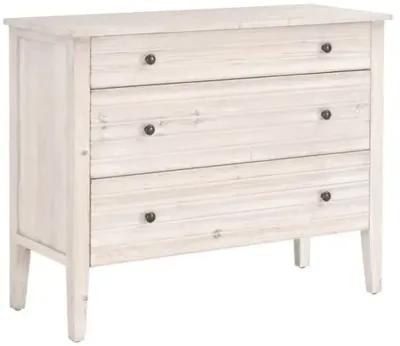 Camille Entry Cabinet - Whitewash - Beige