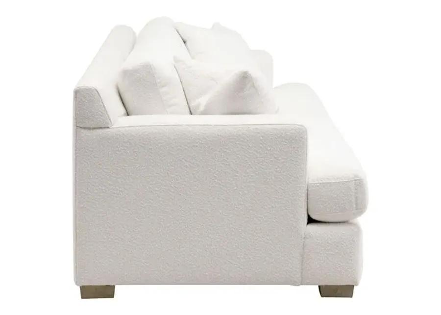 Remy 92" Casual Sofa - Bouclé Snow