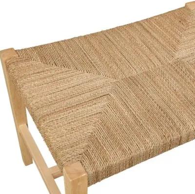 Margery Seagrass Bench - Natural - Beige