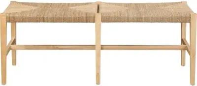 Margery Seagrass Bench - Natural - Beige