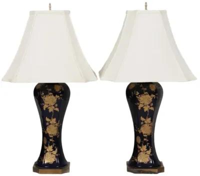 Japanese Ceramic Table Lamps - a Pair - Interesting Things