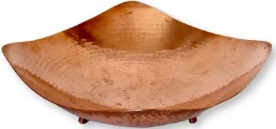 1950s Hand Beaten Borrowdale Copper Bowl - The Queens Landing - Red