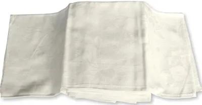 Antique French Damask Napkins - Set of 8 - The Queens Landing - White