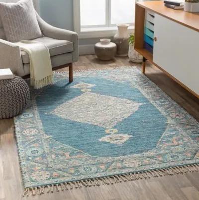 Coventry Rug - Teal/Saffron - Green - Green