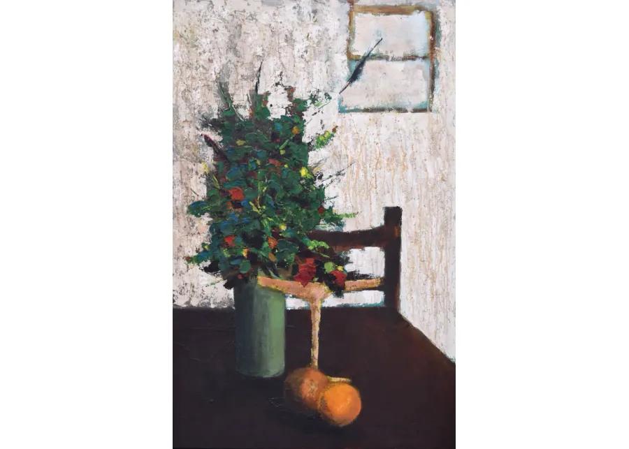 Large Mid Century Modern Still Life - Antiquarian Art Company - Green