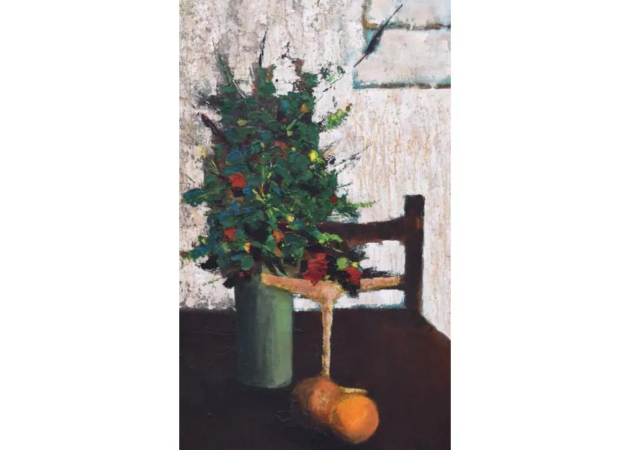 Large Mid Century Modern Still Life - Antiquarian Art Company - Green