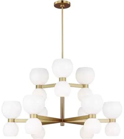 Visual Comfort - Londyn Medium 18-Light Chandelier - Burnished Brass - Gold