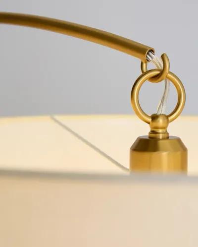 Visual Comfort - Sawyer Arc Floor Lamp - Burnished Brass