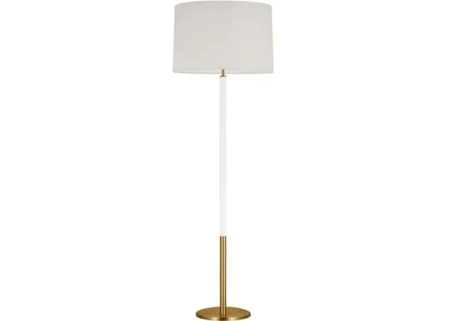 Visual Comfort - Monroe Floor Lamp - Burnished Brass