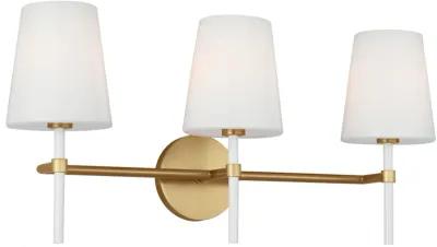 Visual Comfort - Monroe 3-Light Vanity - Burnished Brass - Gold