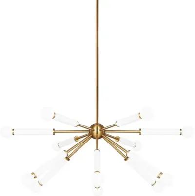 Visual Comfort - Monroe 12-Light Chandelier - Burnished Brass - Gold