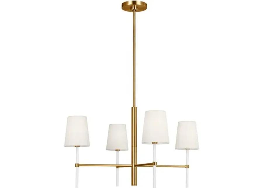 Visual Comfort - Monroe Small 4-Light Chandelier - Burnished Brass - Gold