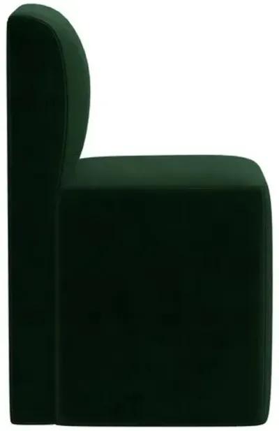 Graham Velvet Dining Chair - Green