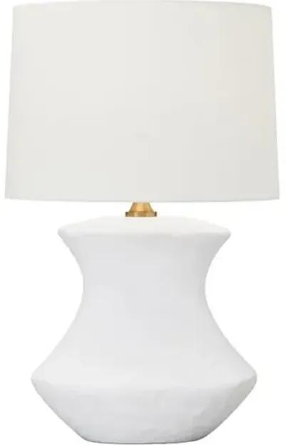 Visual Comfort - Bone Ceramic Table Lamp - Matte White