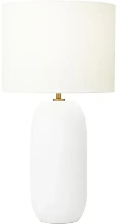 Visual Comfort - Fanny Slim Ceramic Table Lamp - Matte White