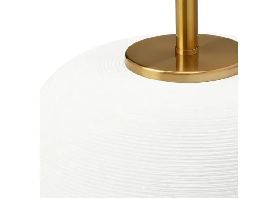 Visual Comfort - Fanny Wide Ceramic Table Lamp - Matte White