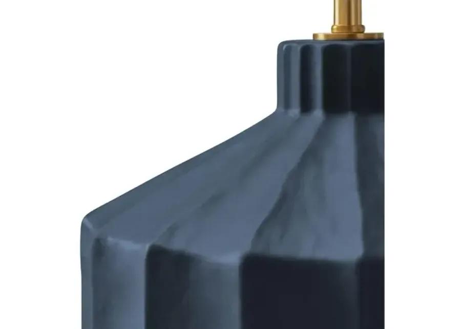 Visual Comfort - Veneto Small Table Lamp - Matte Blue Wash