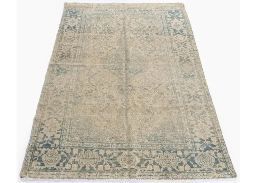 Persian Malayer Rug 4'3 X 6'6 - Beige - Beige