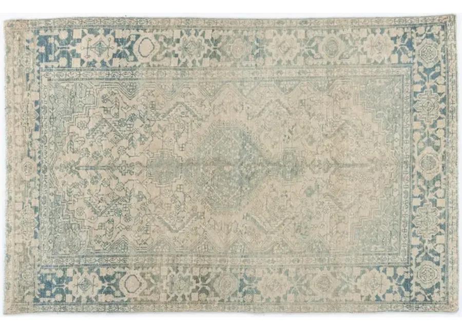 Persian Malayer Rug 4'3 X 6'6 - Beige - Beige