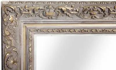 Rectangular Victorian Gilt Mirror - Fleur de Lex Antiques - Brown